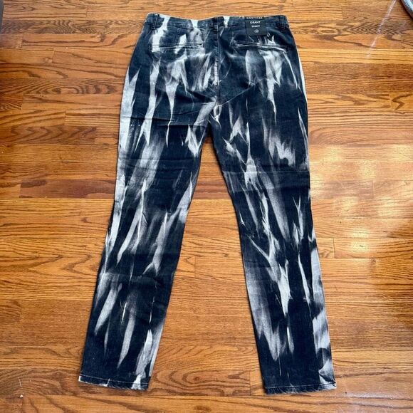 Monfrere Grant Skinny Hail Pants. Black/cream. Size 38. - Picture 4 of 10